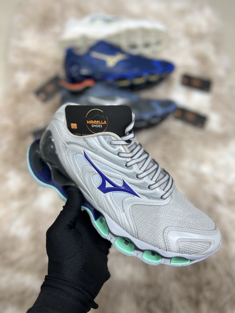 Mizuno Prophecy Pro 12s Cinza Verde Agua