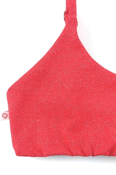 Top Lurex Vermelho - comprar online