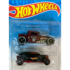 Carrinho Hot Wheels Die Cast FVN40 Sortido - Embalagem com 2 Peças