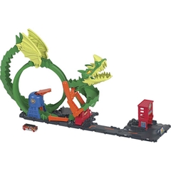 Pista Hot Wheels City Dragon Drive Firefight - Hdp03 -mattel - comprar online