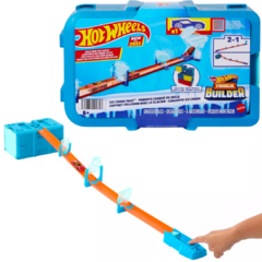 Pista Hot Wheels Caixa Acrobacia no Gelo Carrinho Mattel