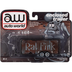 Miniatura Trailer Fechado Rat Fink Gunmetal 1:64 Auto World - comprar online