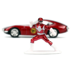 Miniatura Toyota 2000gt 1967 Power Ranger Vermelho Jada 1:32 - Patoys