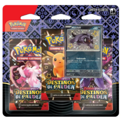 Kit 3 Blister Triplo Destinos De Paldea Ev 4.5 Copag Pokemon - Patoys