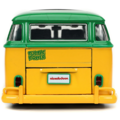 1962 VW Kombi Tartarugas Ninja Com Boneco Leonardo Jada 1/24