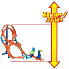 Hot Wheels Action Pista Circuito Vertical Em 8 Mattel Hmb15 - loja online