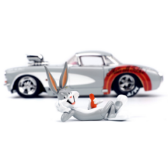 Pernalonga E 1957 Chevrolet Corvette Looney Tunes 1/24 Jada - comprar online