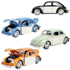 Miniaturas Volkswagen Fusca Big Time - Jada Toys - 1:24