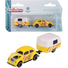 Miniatura Majorette VW The Originals Com Trailer 1/64 2023 na internet