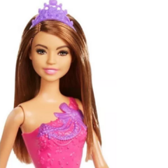 Barbie Princesa Básica Com Coroa Roxa - Mattel - comprar online