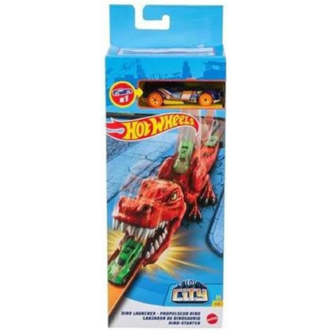 Pista Hot Wheels City: Ataque Toxico Do Dinossauro - Mattel