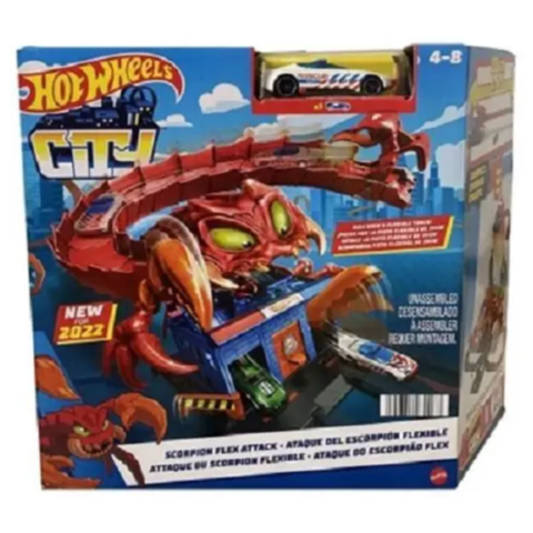 Pista Hot Wheels City Ataque Tubarão - Tutt Ambientes & Decorações