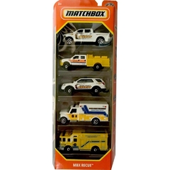 Kit/pack Com 5 Matchbox - Vários Modelos - Mattel - Patoys