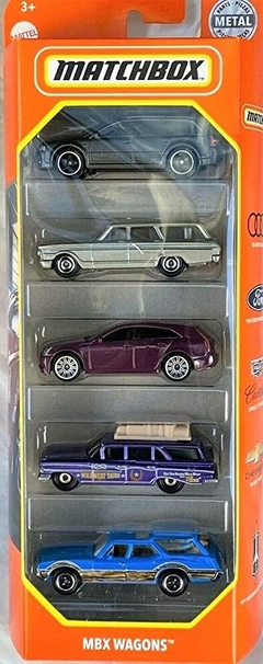 Kit/pack Com 5 Matchbox - Vários Modelos - Mattel - loja online