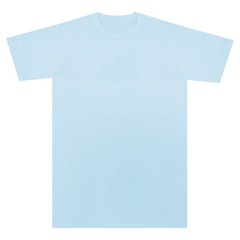 Camiseta Street Azul Claro 100% Algodão