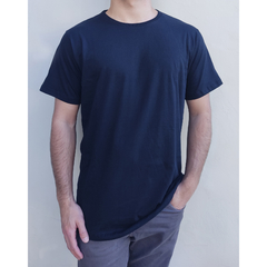 Camiseta Street Azul Marinho 100% Algodão - comprar online