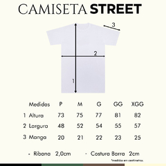 Camiseta Street Azul Venice 100% Algodão - loja online