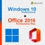 Licença Windows 10 Pro + Pacote Office 2016 Pro 32/64 Bits