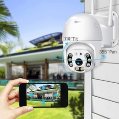 Cámara Seguridad Ip Wifi Domo Ptz 360 Exterior Full Hd