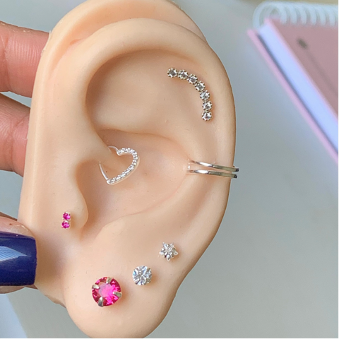 Piercing Diversos (Selecione o Modelo) - Prata 925