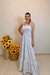 Vestido Helena Longo Floral com Alças de Amarrar