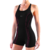 Malla Natacion Mujer Con Short Pierna Antideslizante Resistente - Saavedra Fitness