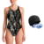 Combo Malla Natacion Safit 6101 + Antiparra + Gorro Tela - tienda online