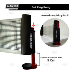 Set Ping Pong Red Instant + 2 Paletas + 3 Pelotas Portatil - comprar online