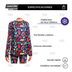 Conjunto Térmico Pijama Niños Nopal® - Saavedra Fitness