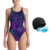 Combo Malla Natacion Safit 6101 + Antiparra + Gorro Tela en internet