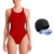 Combo Malla Mujer Safit 6150 + Antiparra + Gorro de Tela - Saavedra Fitness