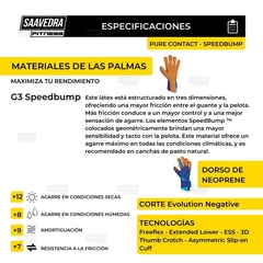 Guante Arquero Reusch Adulto Pure Contact 3 G3 Speedbump Pro - Saavedra Fitness