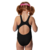 Combo Malla Natación Niña Safit 8200 + Antiparras + Gorro de Tela - comprar online