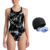 Combo Malla Natacion Safit 6101 + Antiparra + Gorro Tela - comprar online