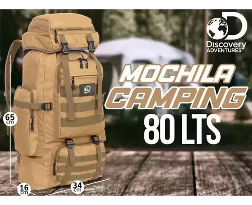 Mochila Camping Viaje Trekking 80 Lts