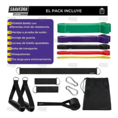 Kit Power Band X5 + Manijas + Bolso Safit - comprar online