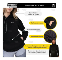 Buzo MicroPolar con Capucha Mujer Canguro - comprar online