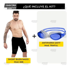 Combo Short Natacion + Antiparras - comprar online