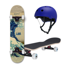 Combo Skate Completo Maple LAB + Casco Safit