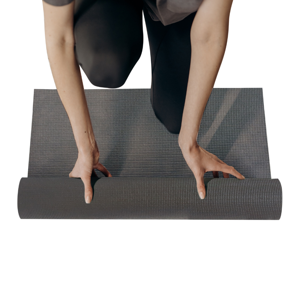 Mat de yoga de PVC x6mm de espesor