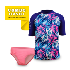 Combo Remera UV Niños Safit + Bombacha - Saavedra Fitness