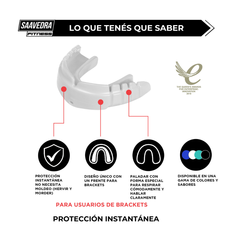 Protector Bucal Brackets Opro Gold - Saavedra Fitness