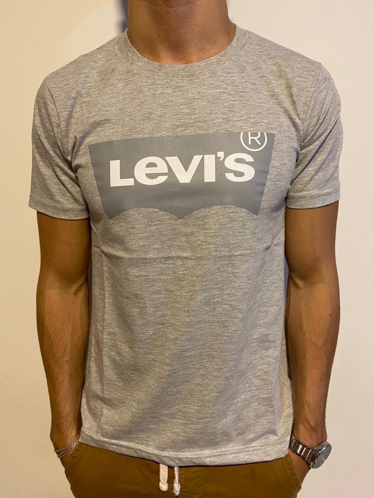 Remera levis gris deals