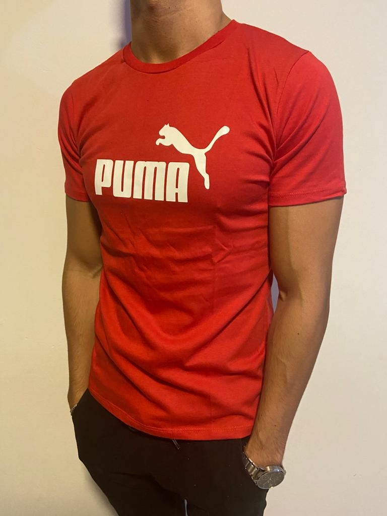 Remera puma roja sale