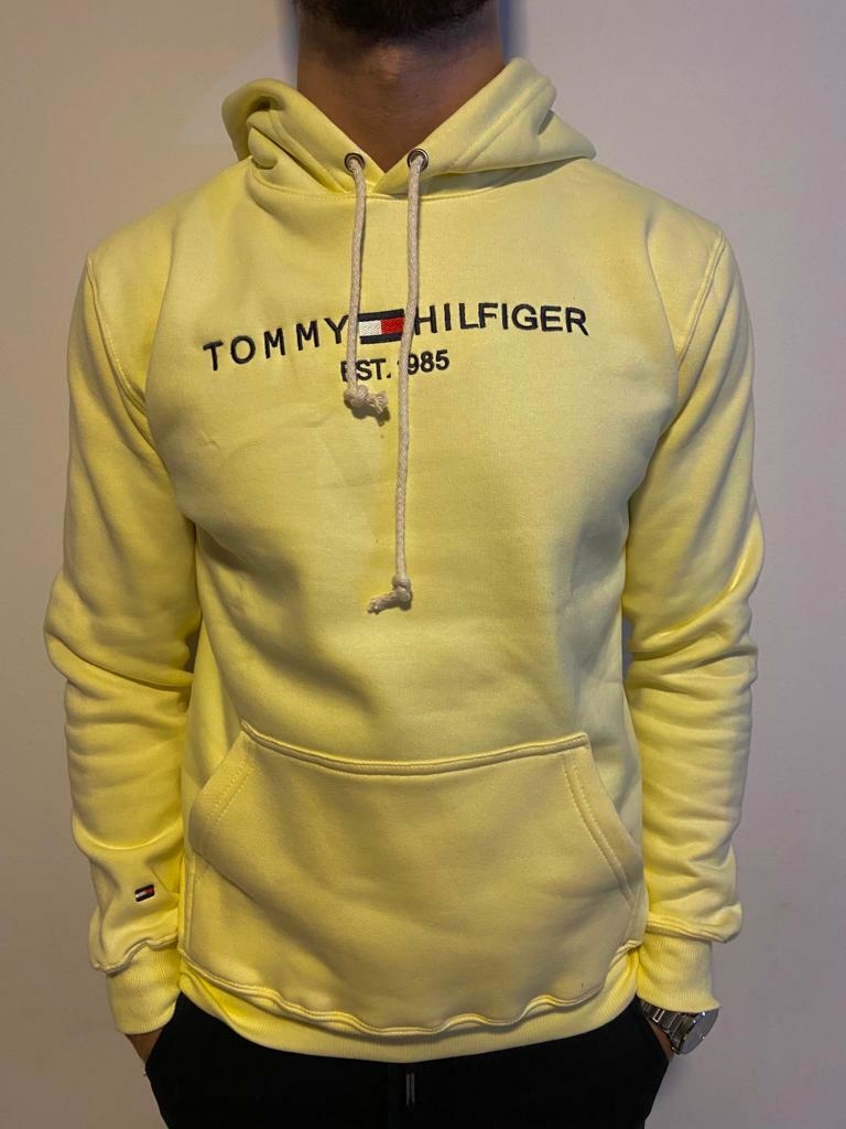 Buzo tommy hilfiger amarillo new arrivals