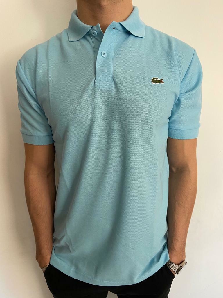 Chomba micropique LACOSTE celeste Outfit Cba