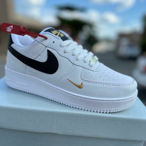Beige and white air force outlet ones