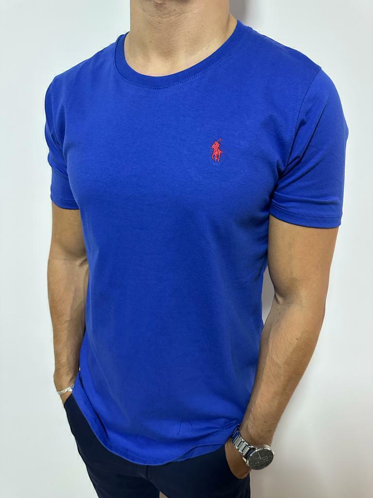 Remera b sica POLO RALPH LAUREN azul francia