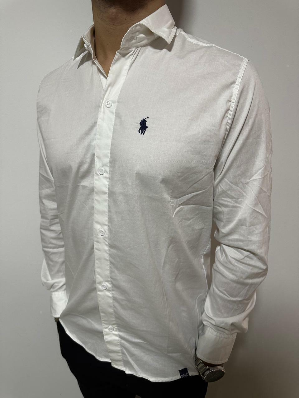 Camisa basica POLO RALPH LAUREN blanco Outfit Cba