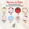 Adesivos de Natal Personalizados - 300 unidades